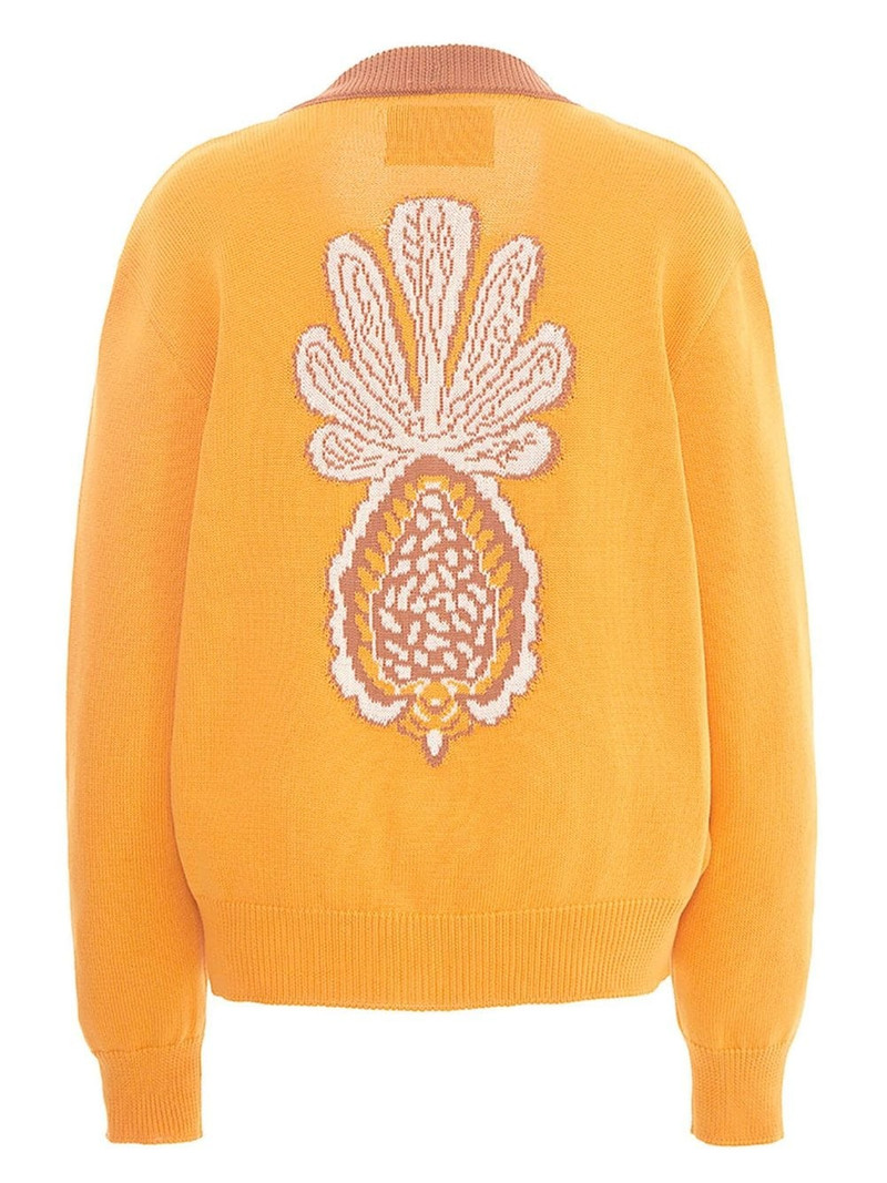 Pineapple-print cardigan 5
