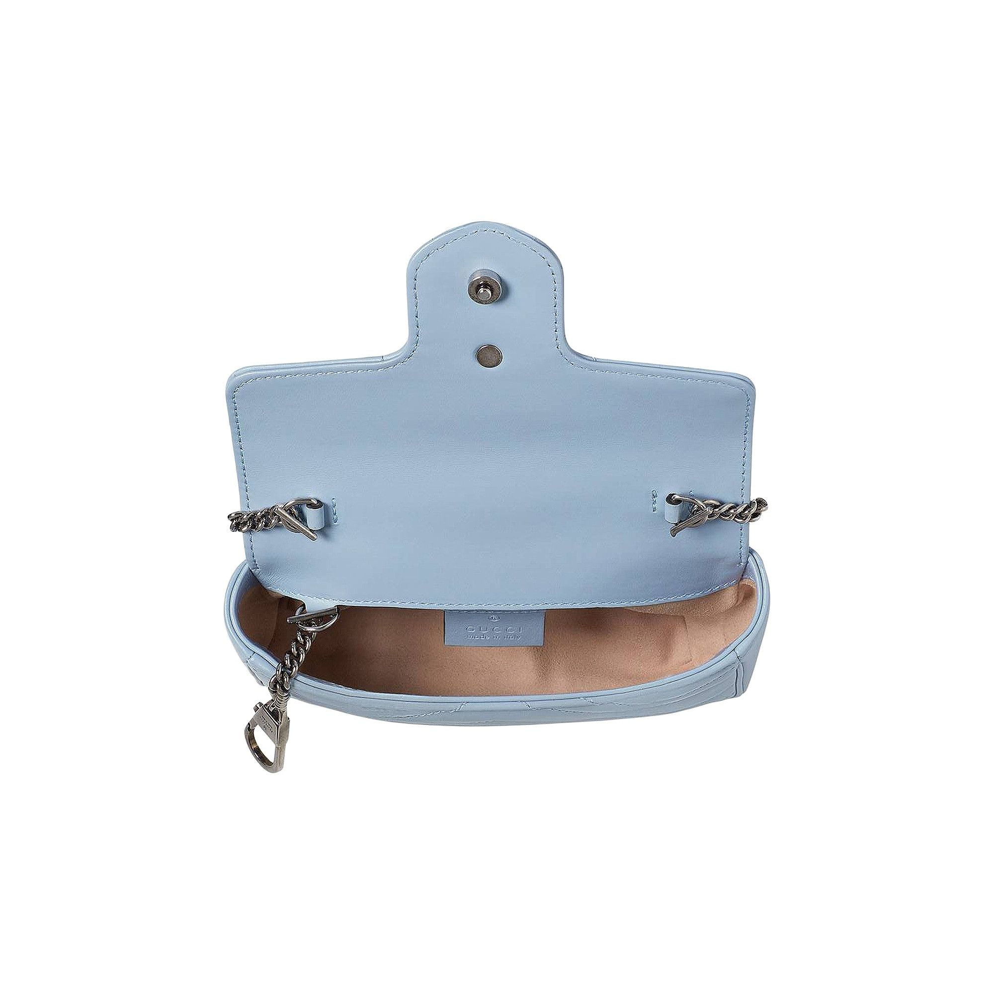 Gucci GG Marmont Super Mini Bag 'Pastel Blue' - 3