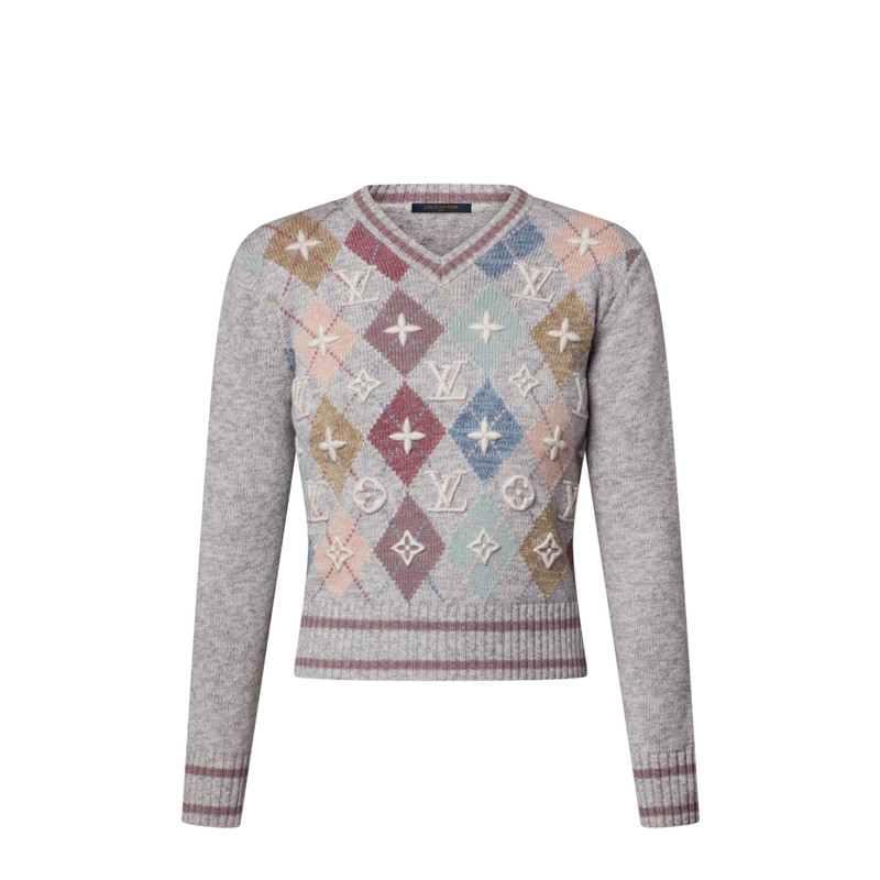 3D Signature Argyle Pullover 1
