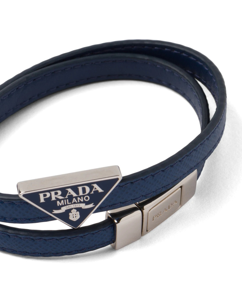 Prada Saffiano Leather Bracelet outlook