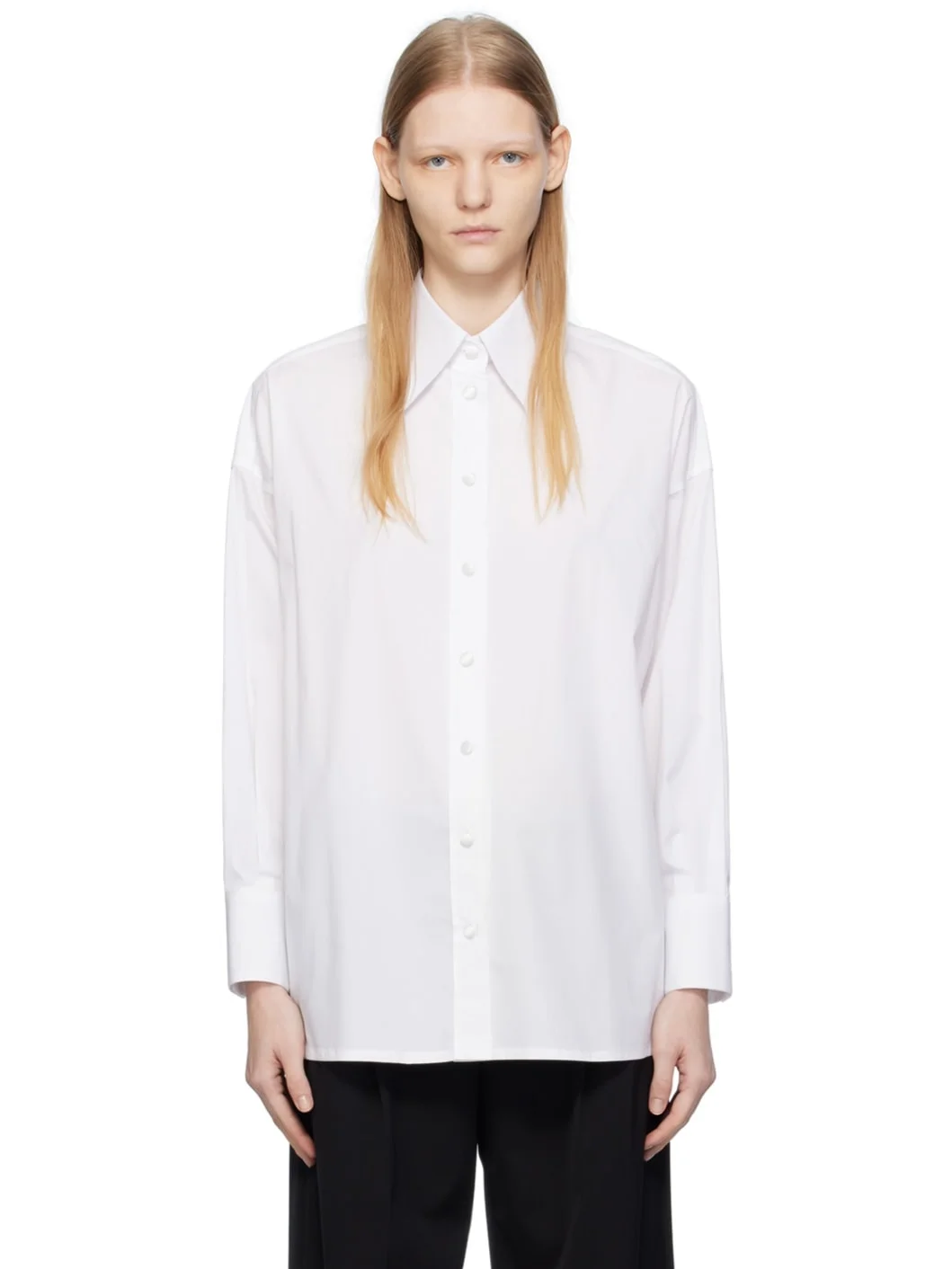White Oversized Shirt - 1