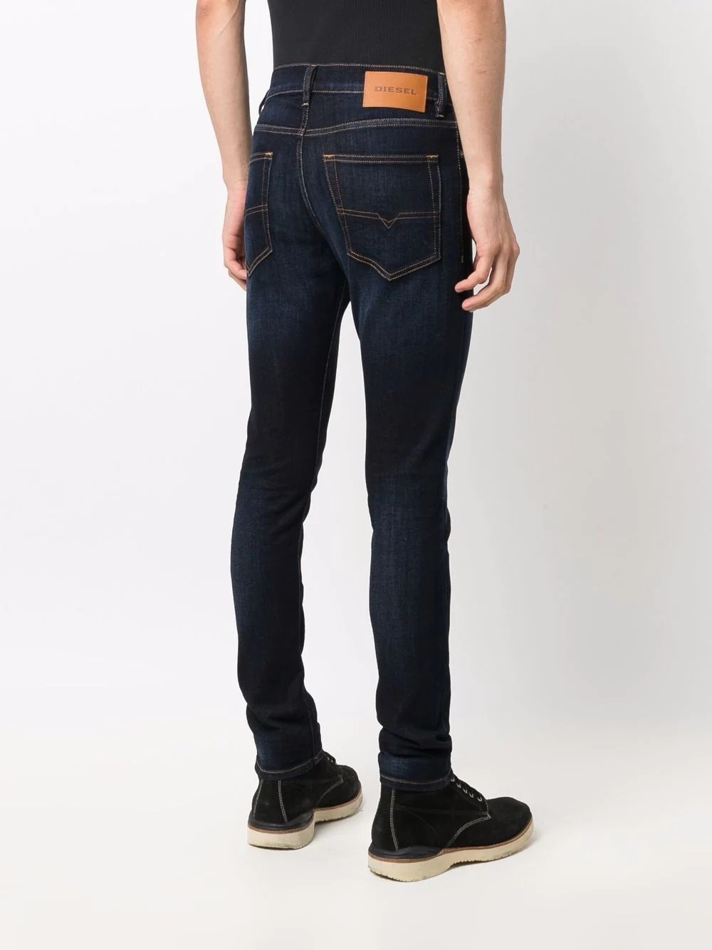 slim-fit denim jeans - 4