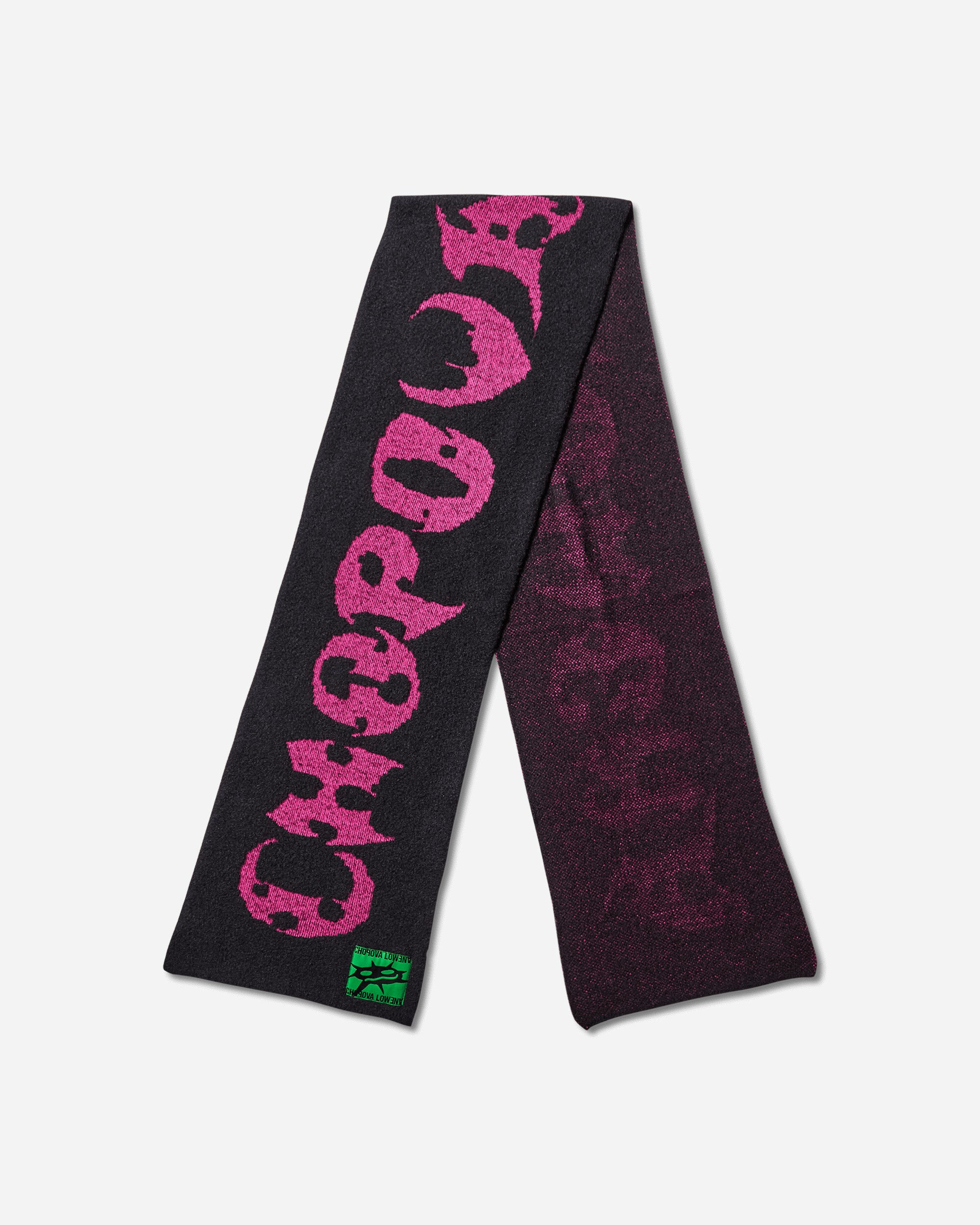 Cyber Chopova Lowena Scarf Black / Pink - 3