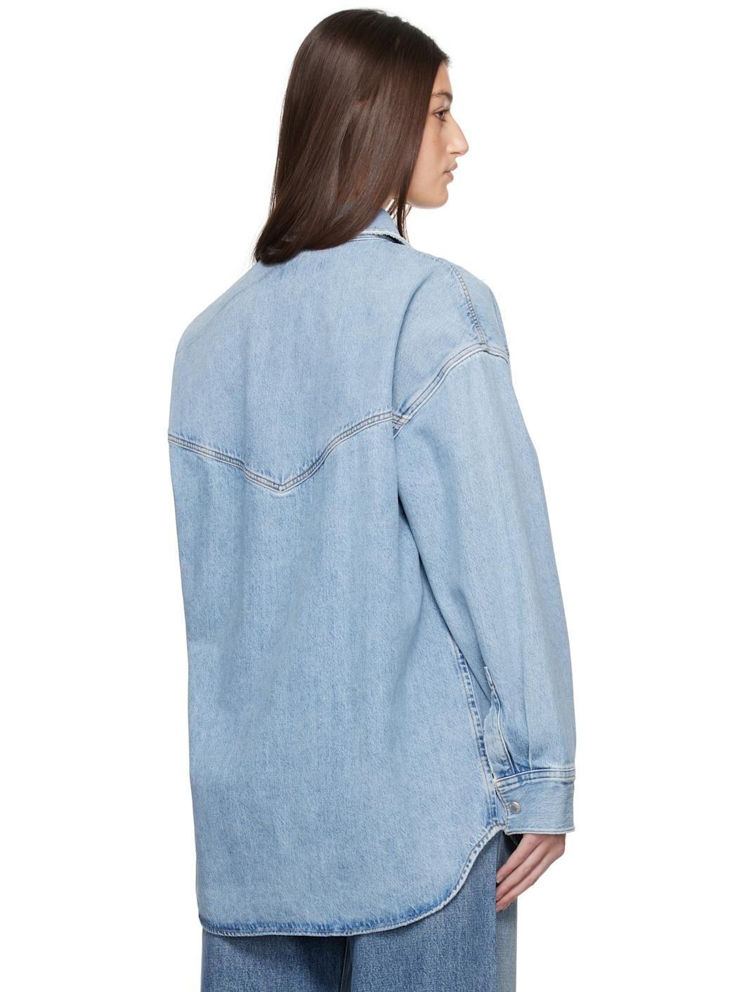 Blue Lotta Denim Shirt - 3