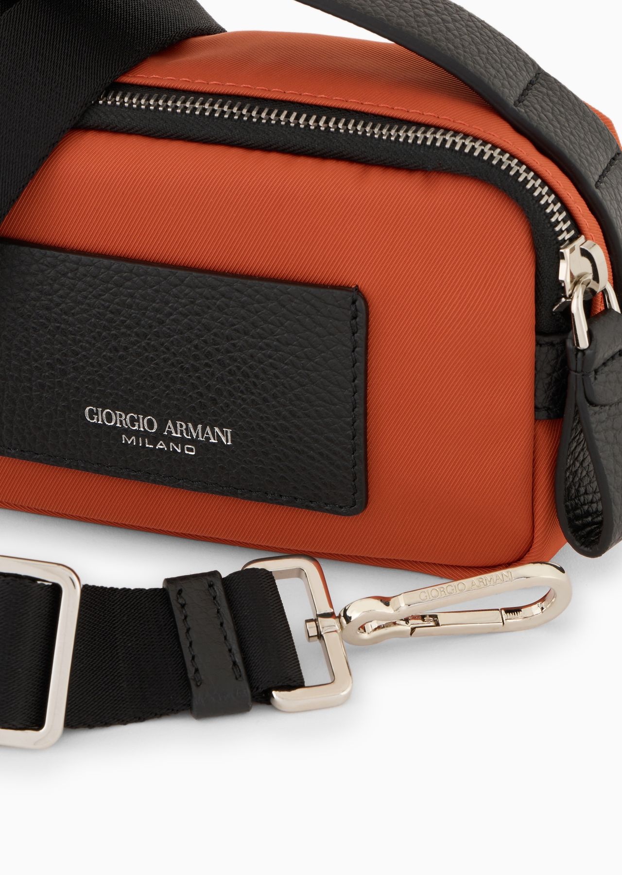 Mini crossbody bag in nylon and leather - 5