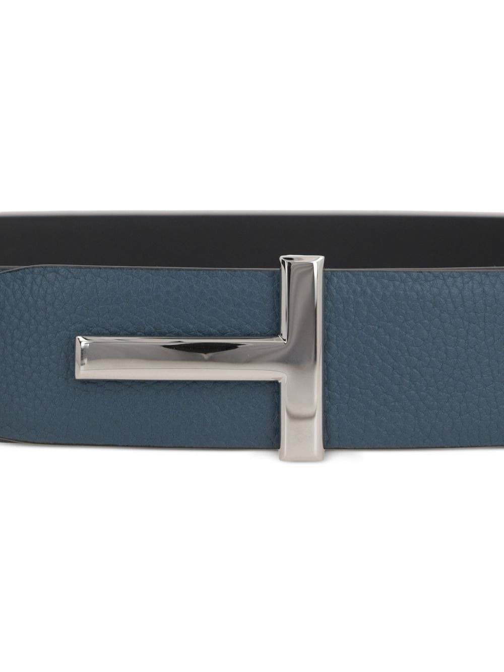 T-BUCKLE LEATHER BELT - 3