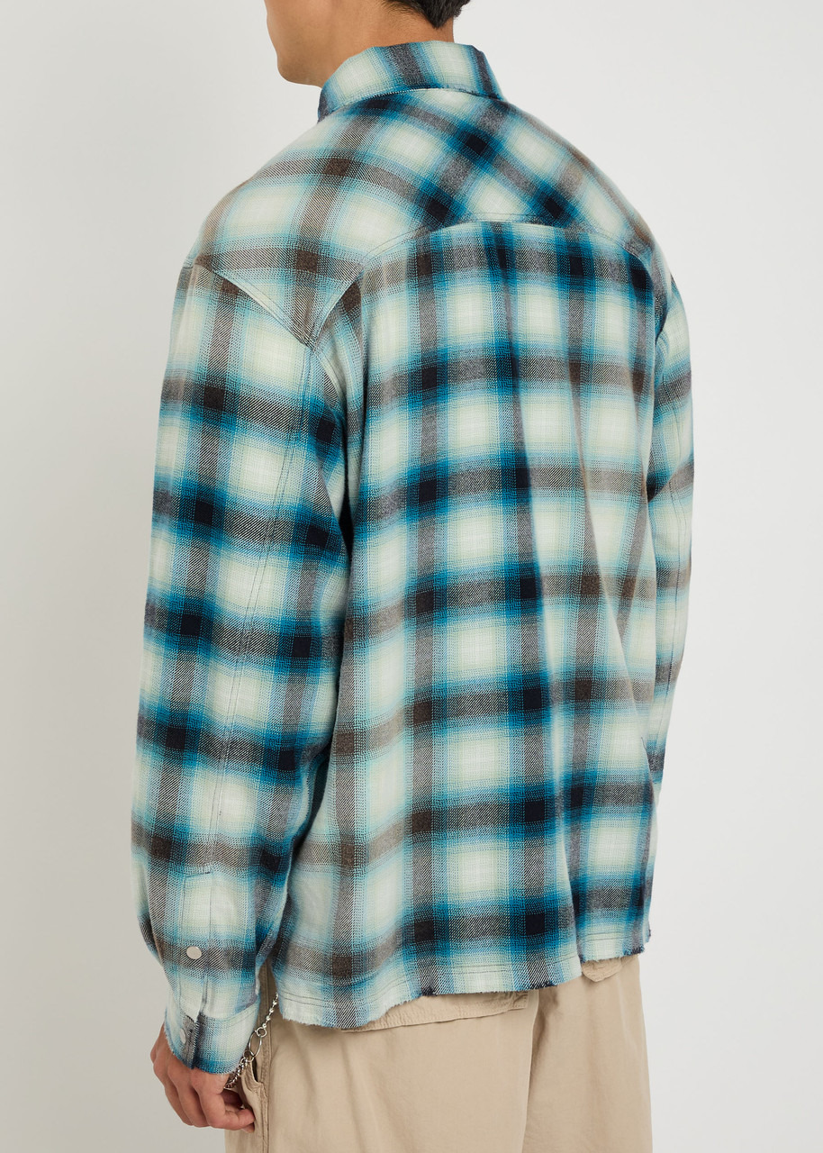Represent Sun Bleached Flannel Shirt - 3