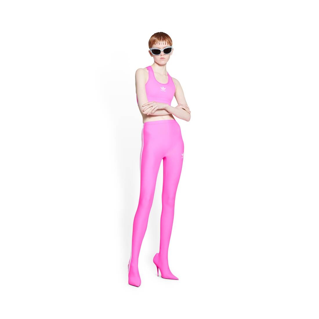 BALENCIAGA Women's Balenciaga / Adidas Athletic Bra in Neon Pink