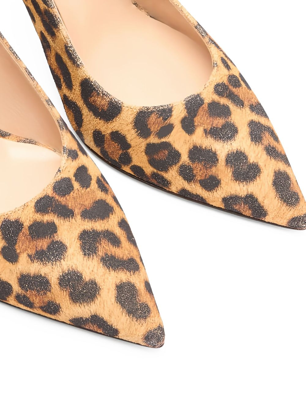 leopard-print slingback pumps - 3