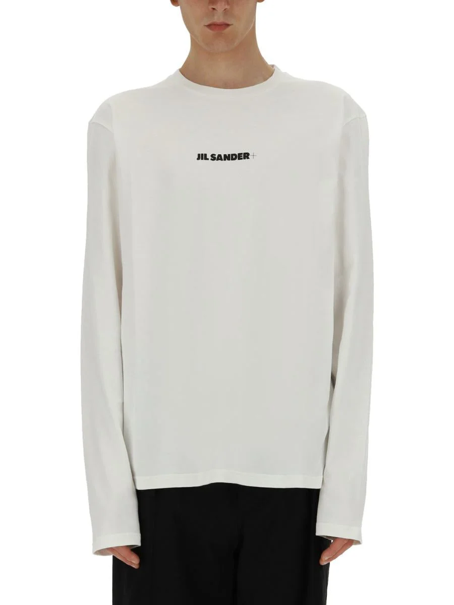 JIL SANDER T-SHIRT WITH LOGO - 1