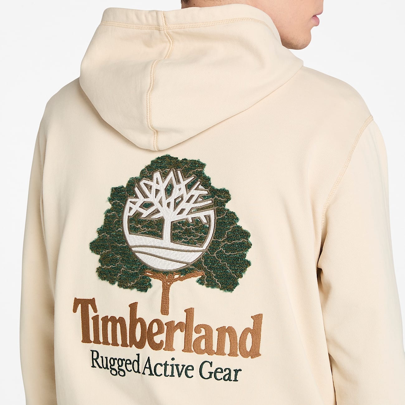 Men's Tree Logo Patch Hoodie - 5