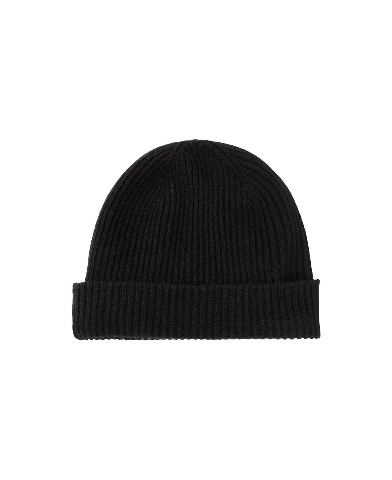 Cashmere Beanie With Logo - 2