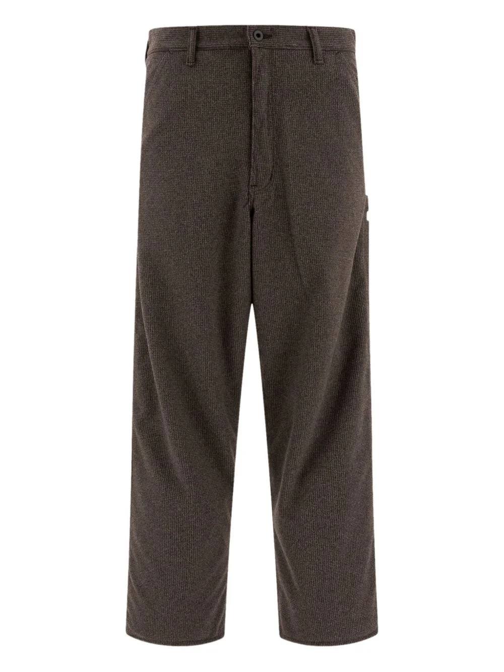 houndstooth hammer-loop trousers - 1