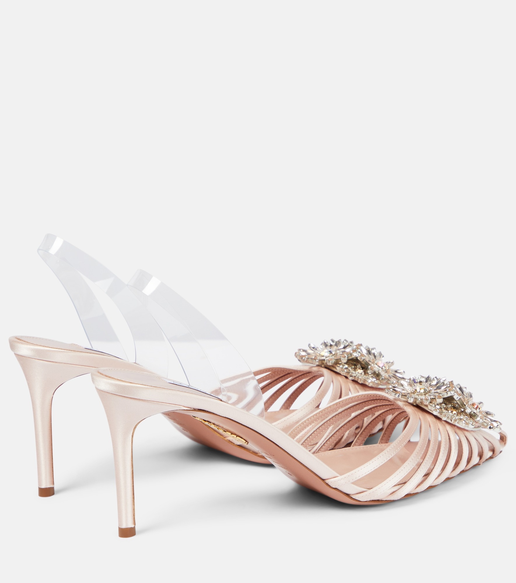 Crystal Margarita slingback pumps - 3