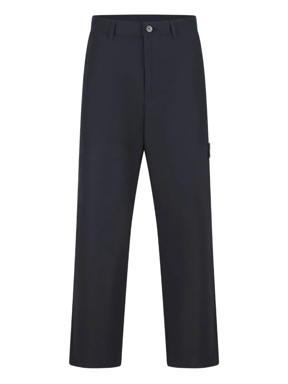 patch-pocket cotton trousers - 1