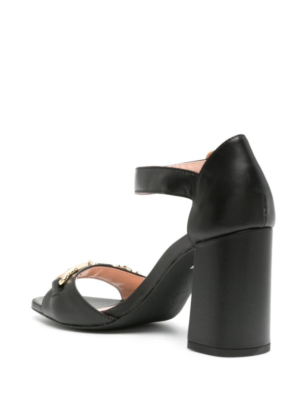 85mm logo-engraved leather sandals - 3