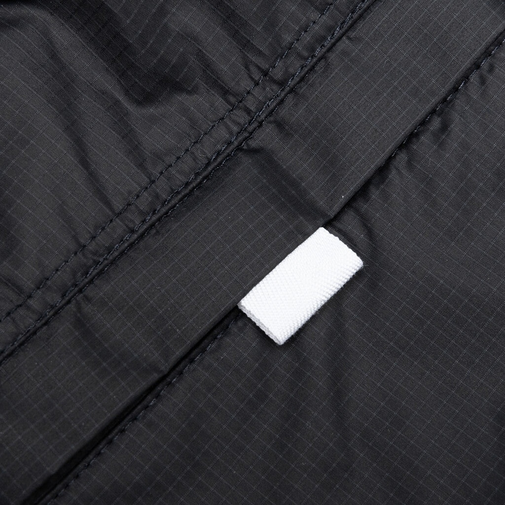 THOM BROWNE TRACK SHORTS W/ JERSEY LINING IN QUILTED RIPSTOP - NAVY - 6