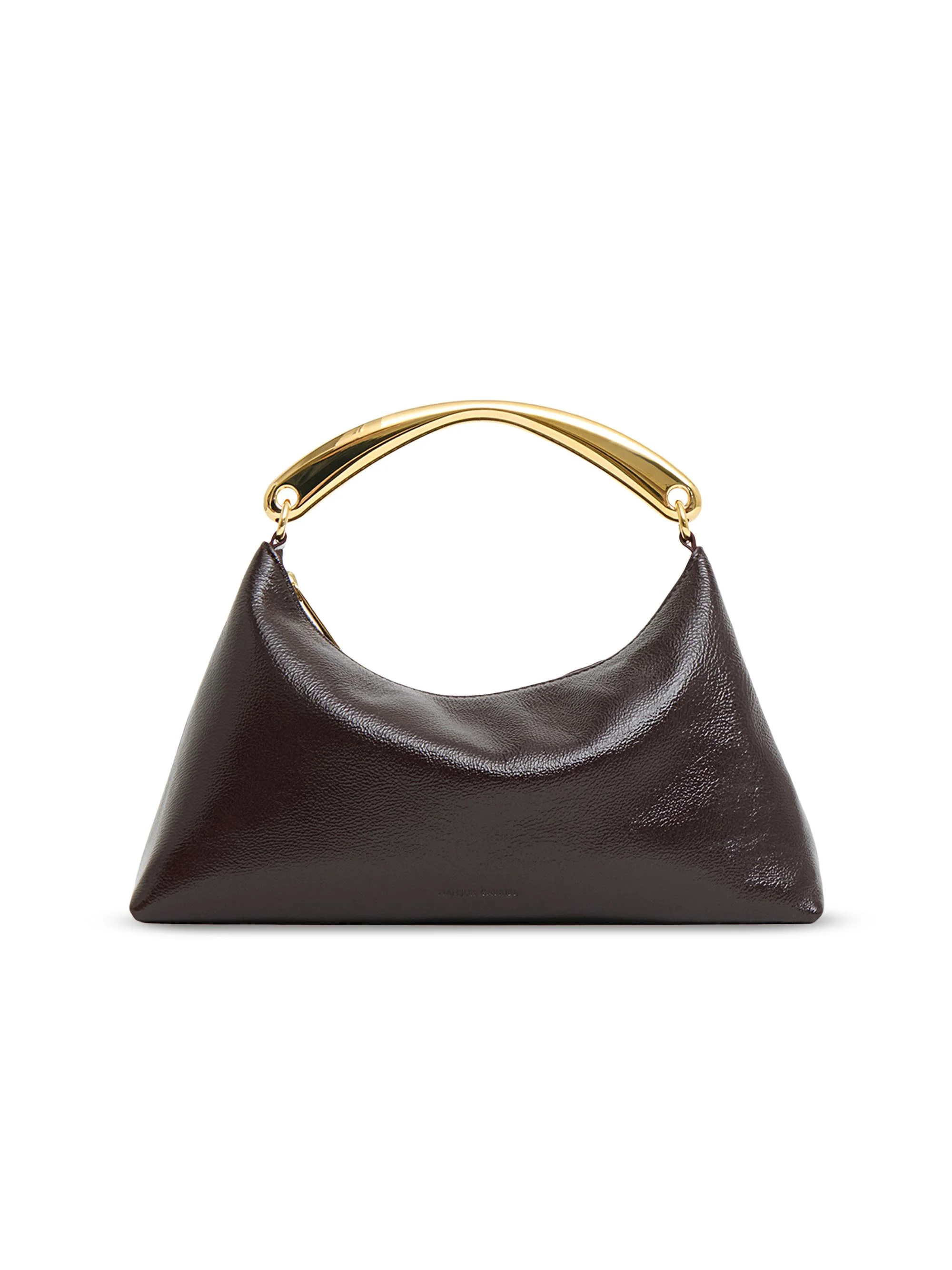 Women's Rhea Leather Top Handle Bag - Aubergine - 1