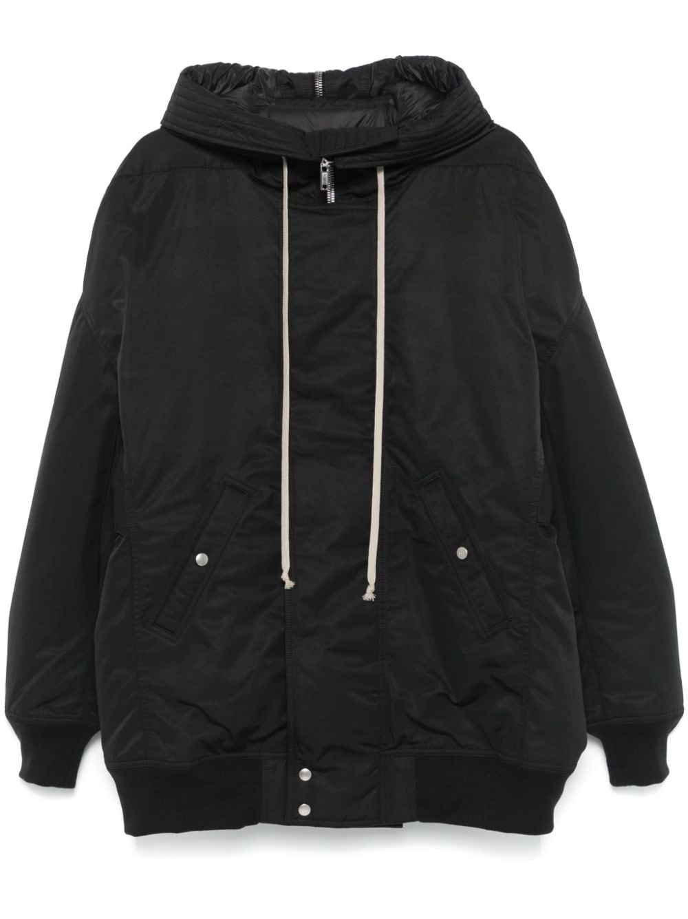 hooded bomber jacket - 1