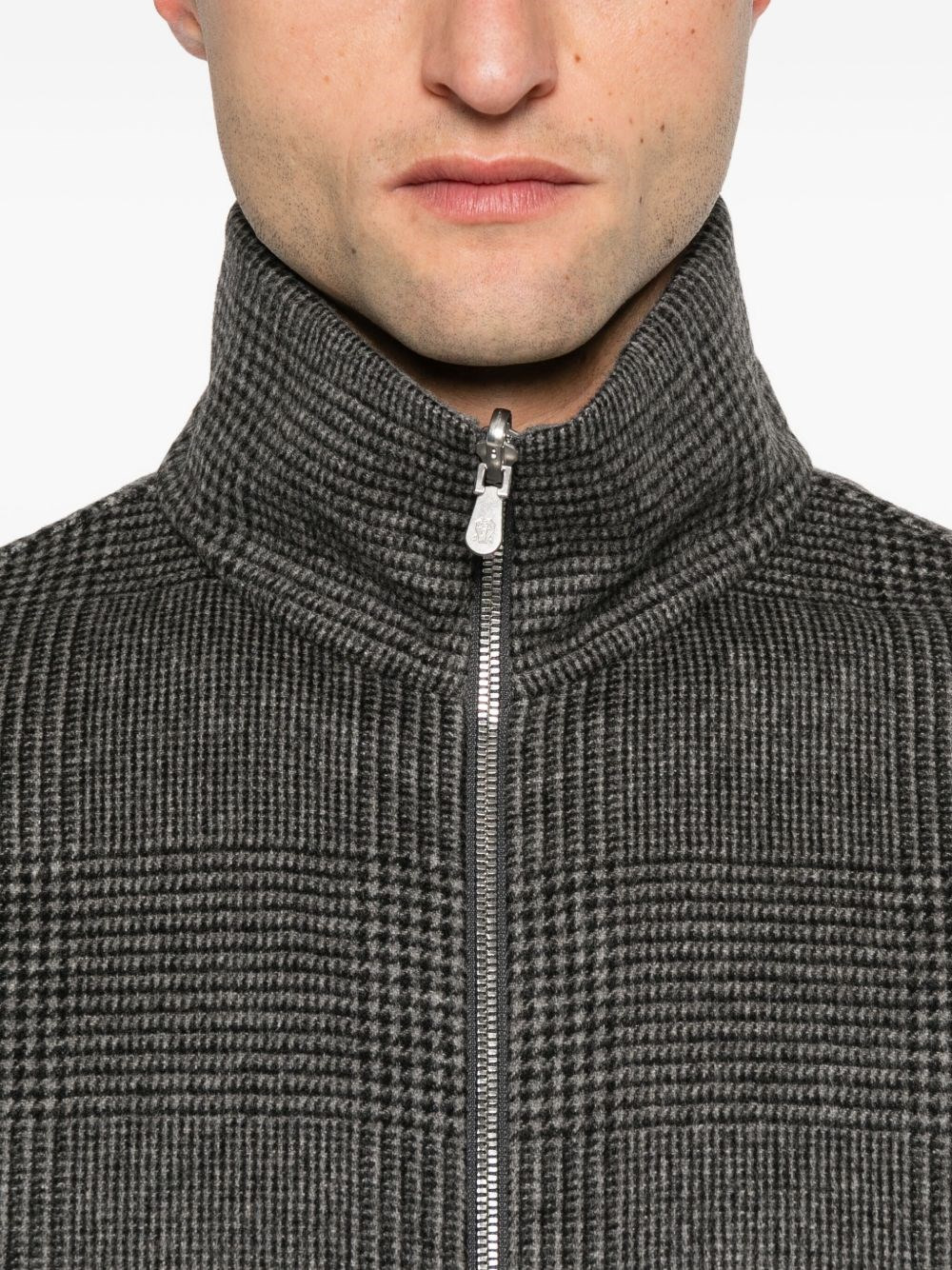 Cashmere bomber jacket - 4