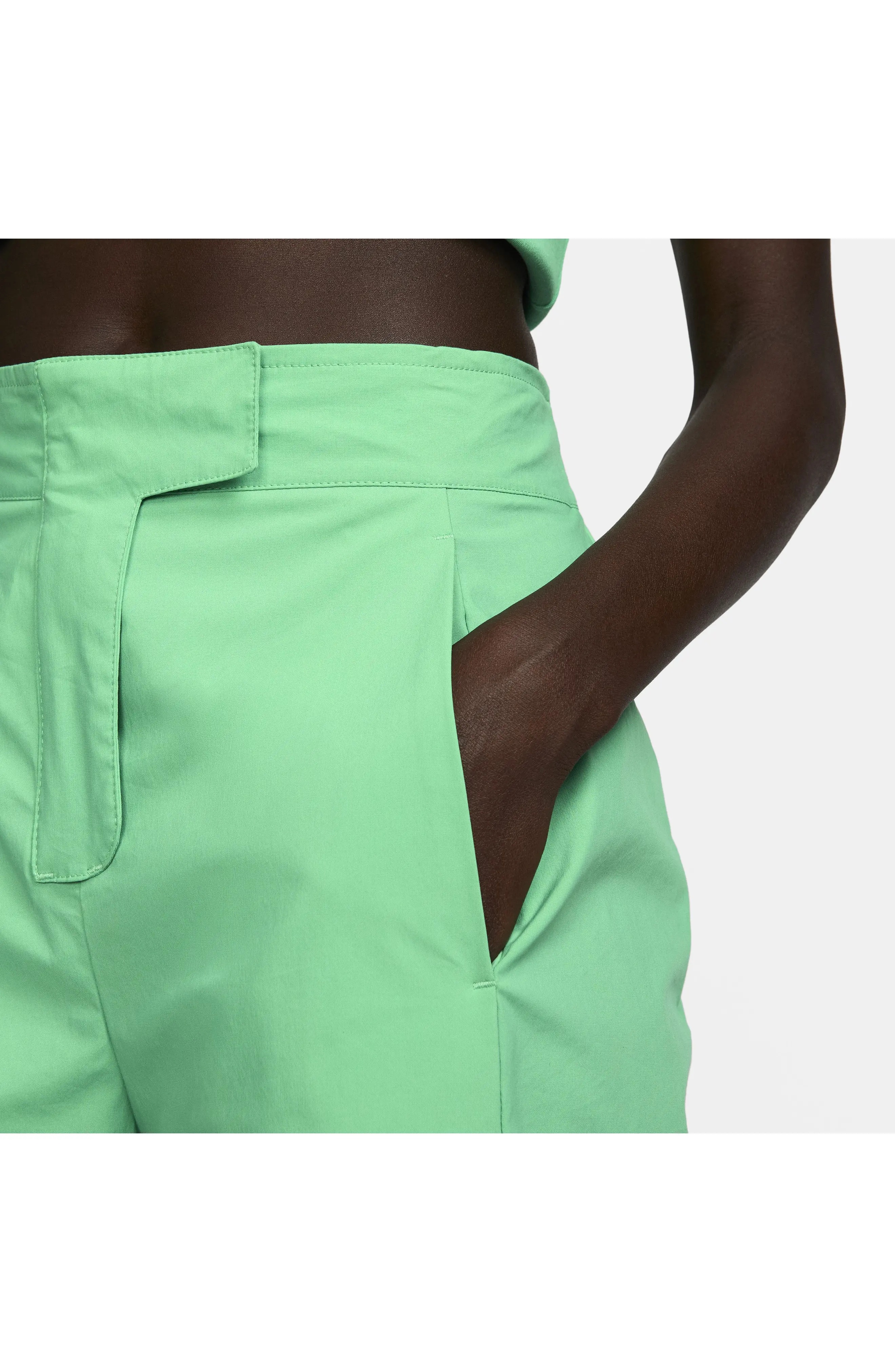 Sportswear High Waist Wide Leg Pants in Spring Green/Spring Green - 3