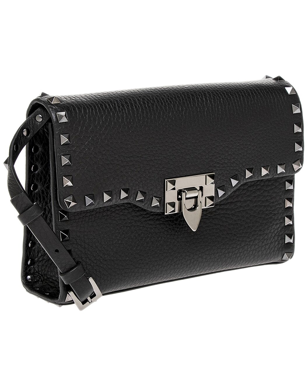 Valentino Rockstud Small Grainy Leather Crossbody - 3