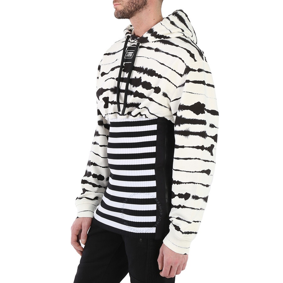 Burberry Watercolour Print Reconstructed Cotton Hoodie - 5