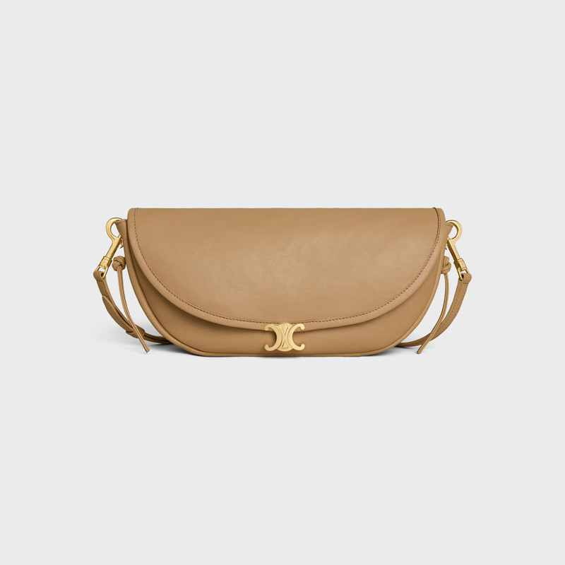LITTLE HALFMOON SOFT TRIOMPHE IN SUPPLE SHINY LAMBSKIN 1