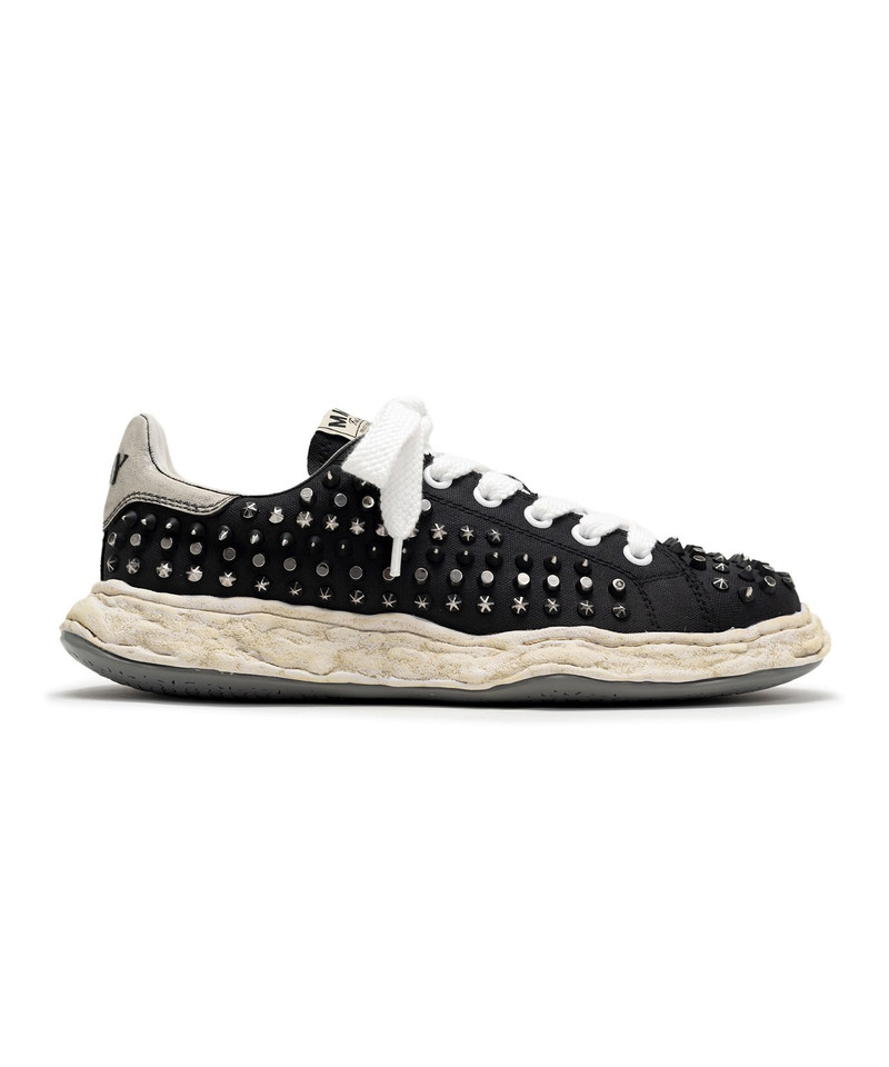 "CHARLES"OG Sole Studded Canvas Low-top Sneaker 8