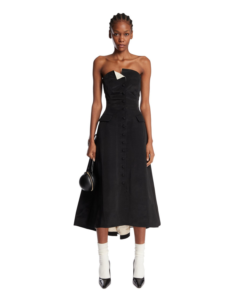 WILLY CHAVARRIA Black Bustier Dress outlook