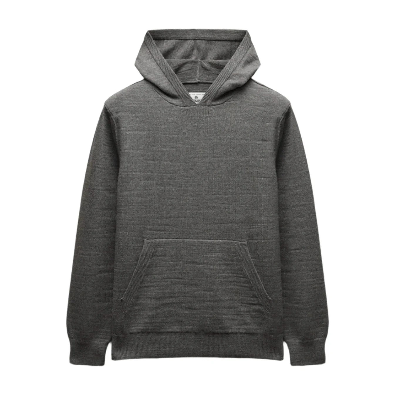 Cotton Slub Laurel Hoodie Heather Carbon - 1