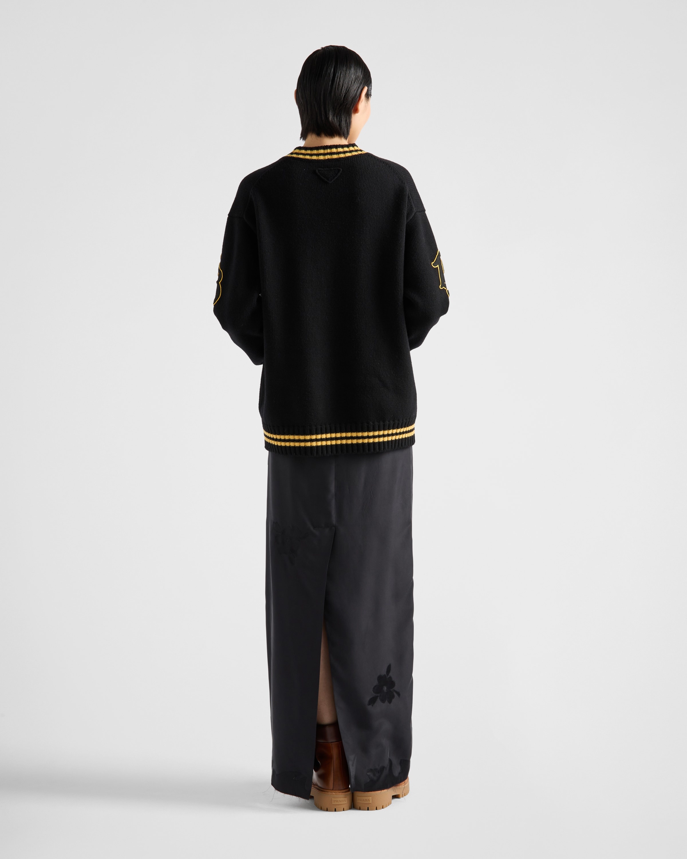 Wool and cashmere cardigan - 5