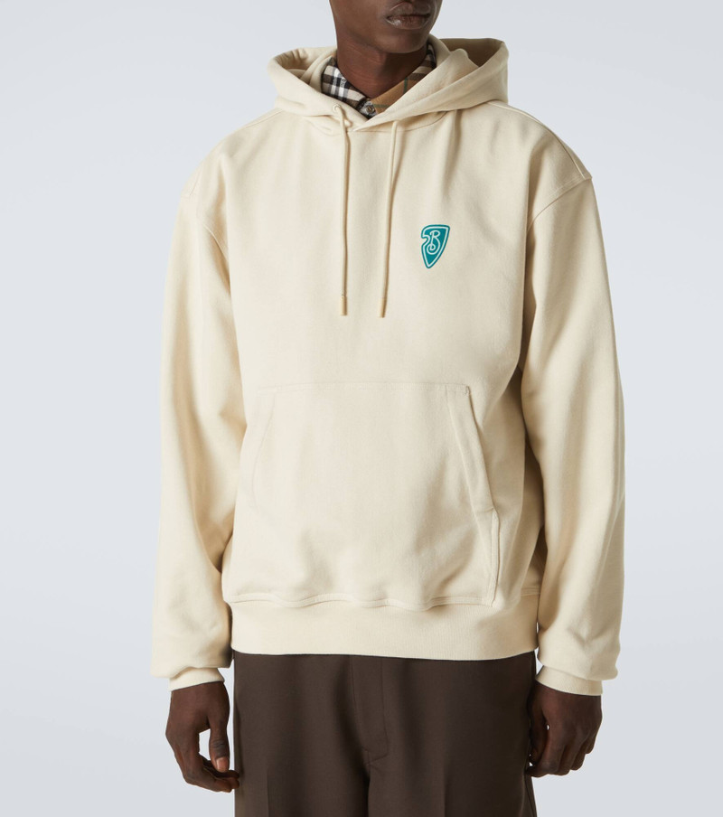 Logo cotton hoodie 3