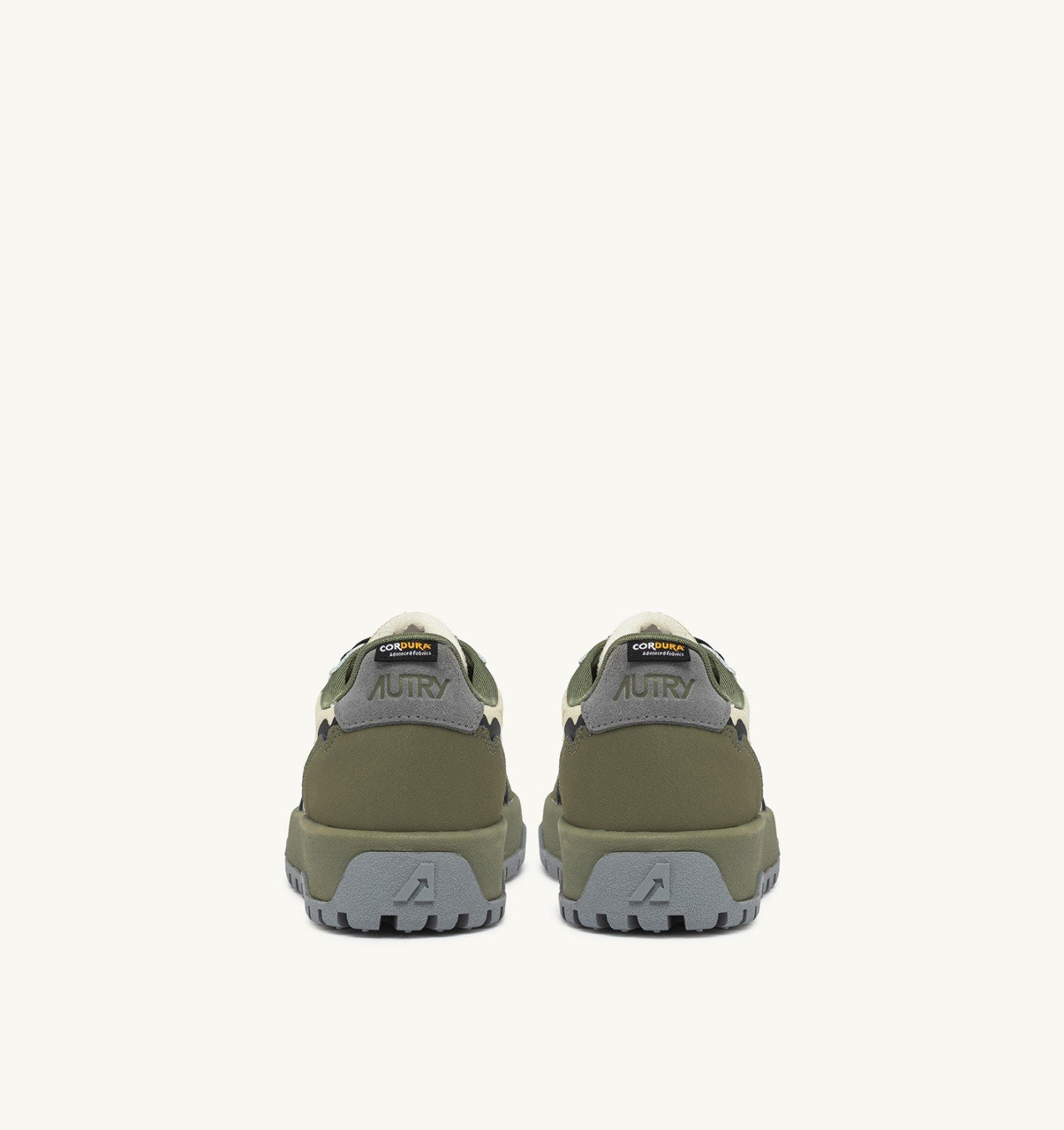 WILDPACE LOW SNEAKERS IN RIPSTOP NYLON AND LEATHER COLOR CASTLE WALL AND TITANIUM - 4