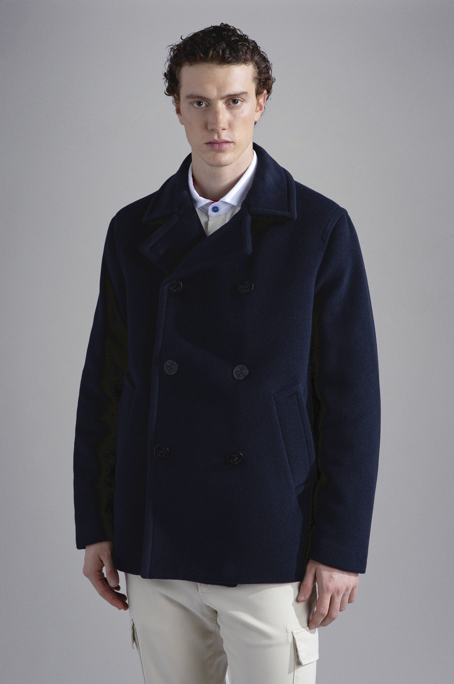RE-CACHEMIRE PEACOAT - 6