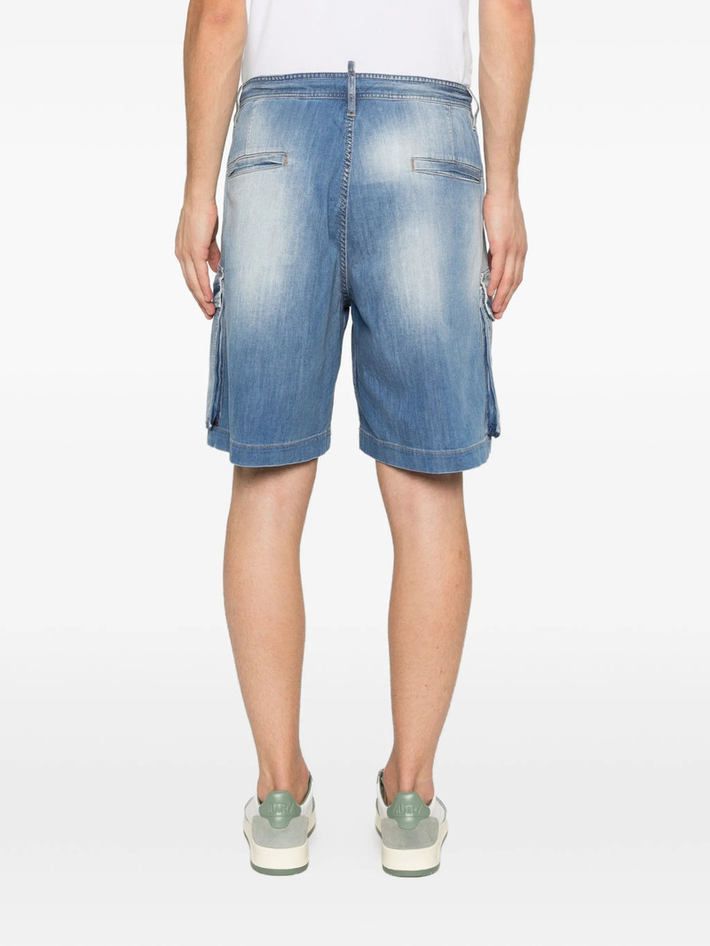 DSQUARED2 Dsquared2 Blue Cargo Denim Shorts outlook