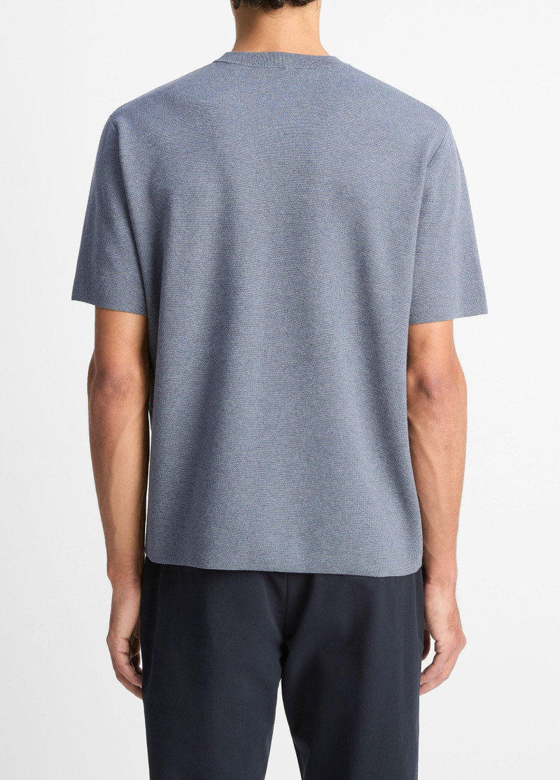 Vince Milano Short-Sleeve Crew Neck Sweater outlook