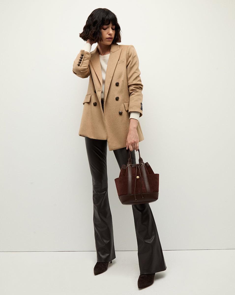 ELLETTE ITALIAN CAMEL HAIR DICKEY JACKET - 3