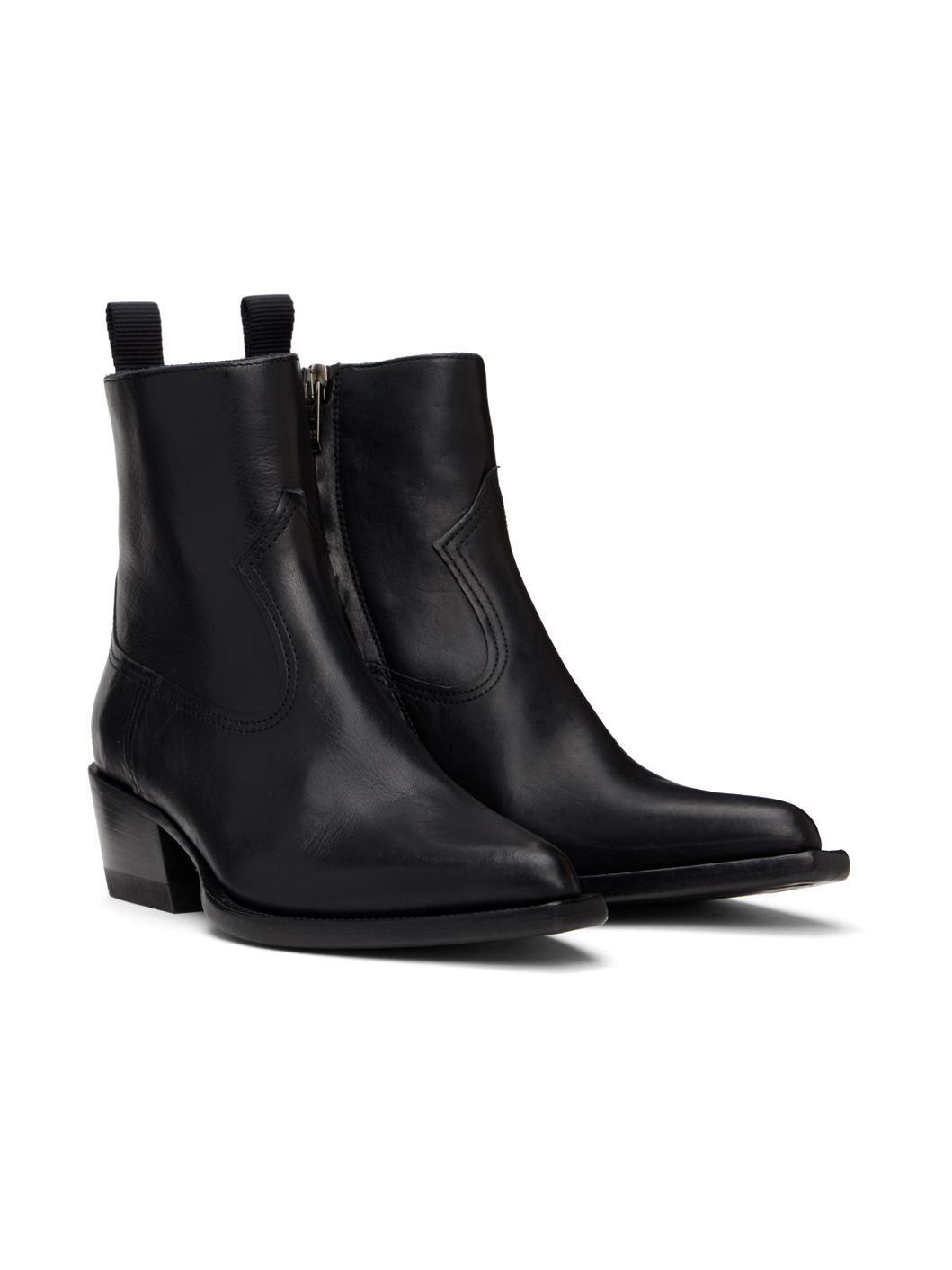 Black Debbie Ankle Boots - 4