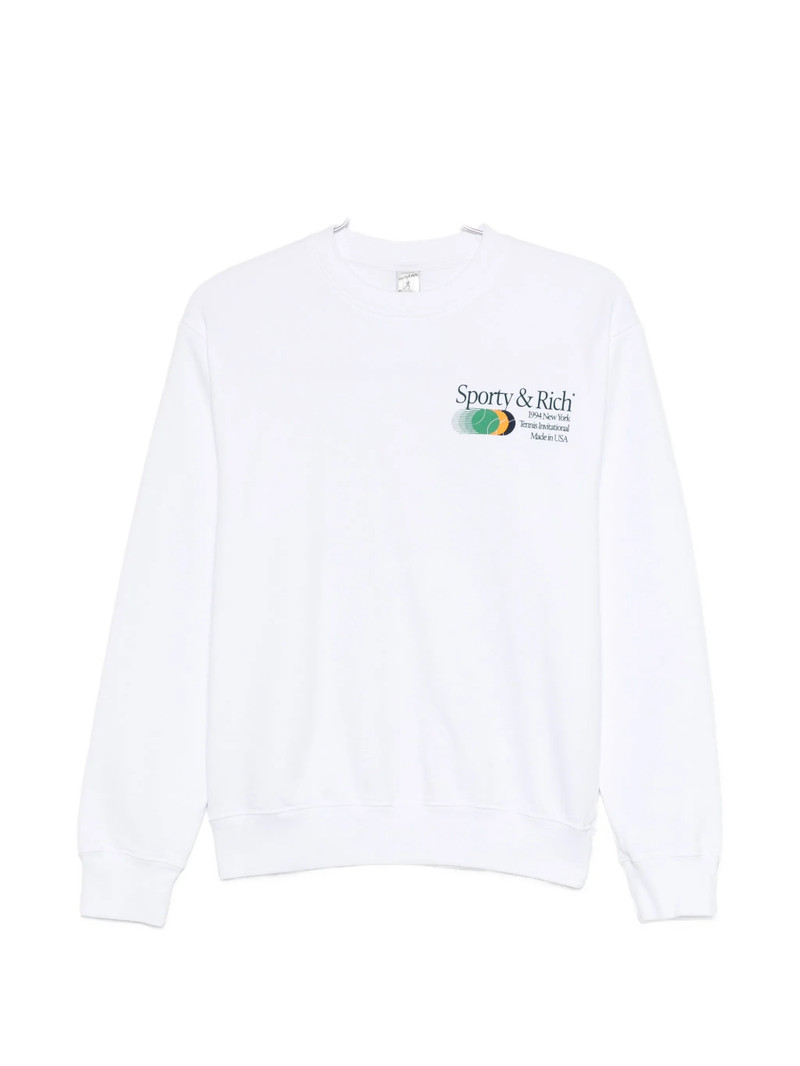 Sporty & Rich Invitational Cew-neck Sweatshirt 1