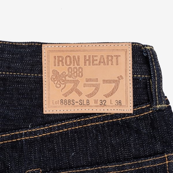 IH-888S-SLB 16oz Slubby Selvedge Denim Relaxed Taper Indigo - 6