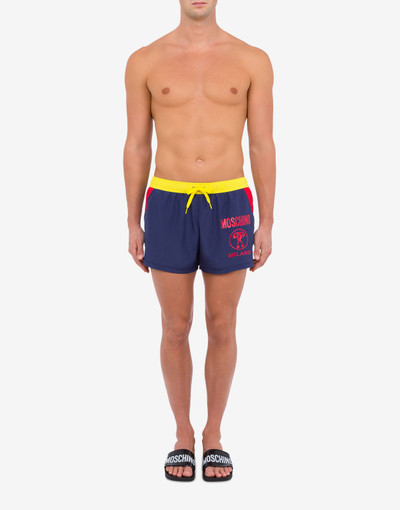 Moschino DOUBLE QUESTION MARK SWIM TRUNKS outlook