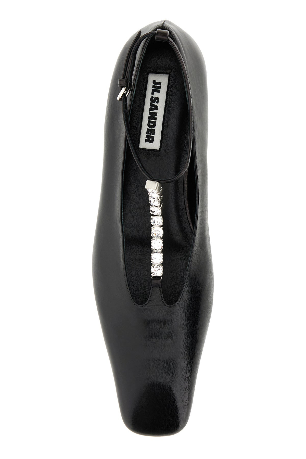Black leather ballerinas - 4