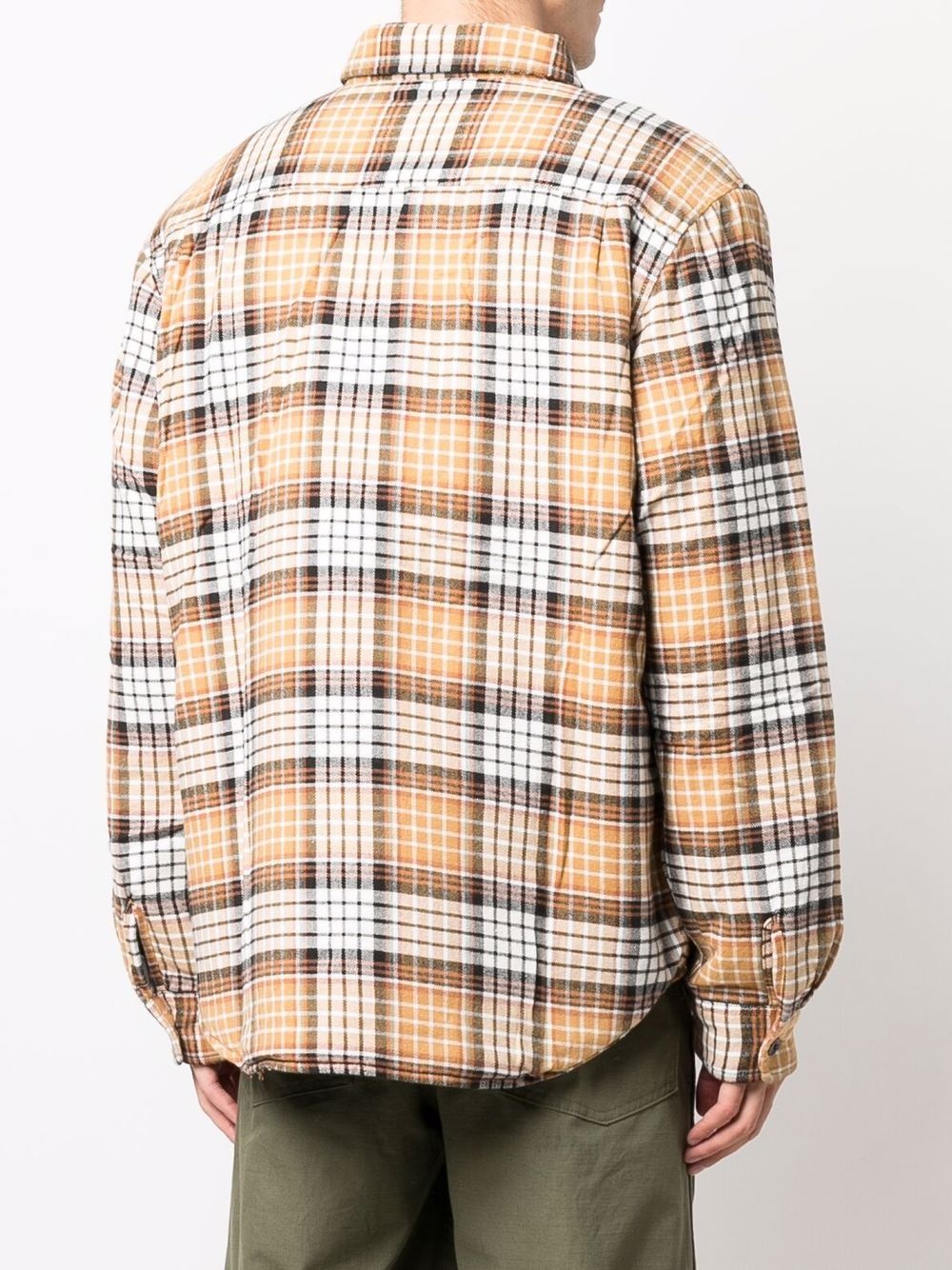 plaid-check print shirt - 4