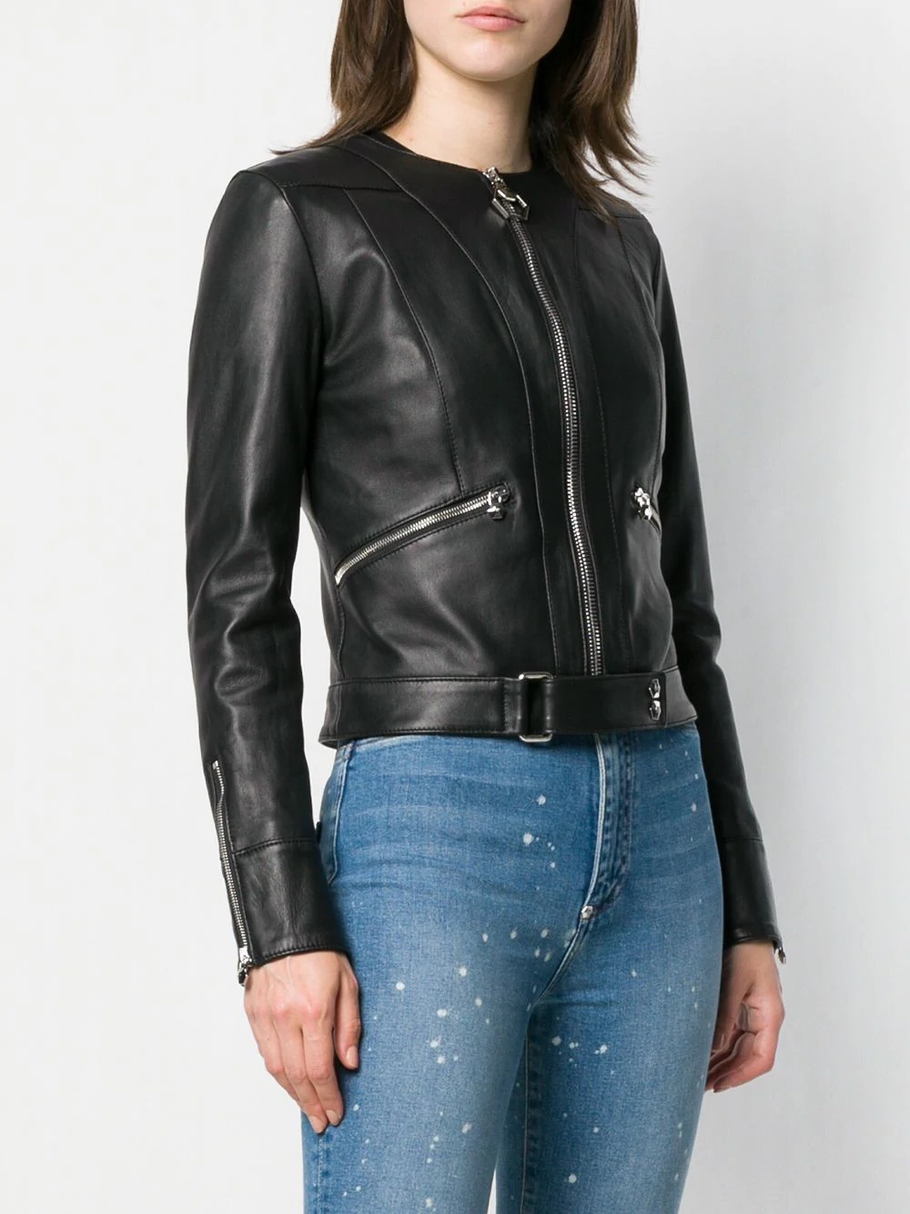 Statement leather jacket - 3