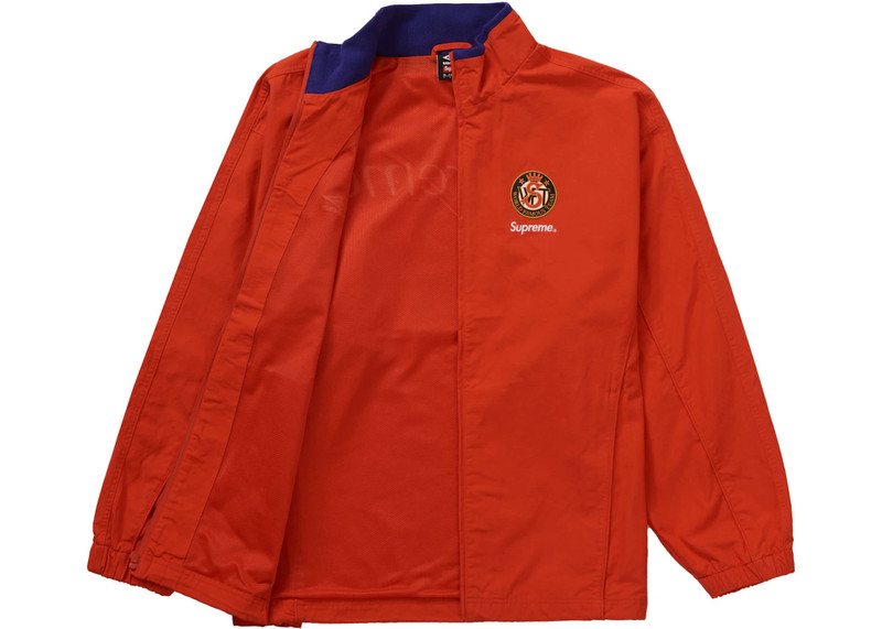 Supreme Supreme Umbro Cotton Ripstop Track Jacket Red outlook