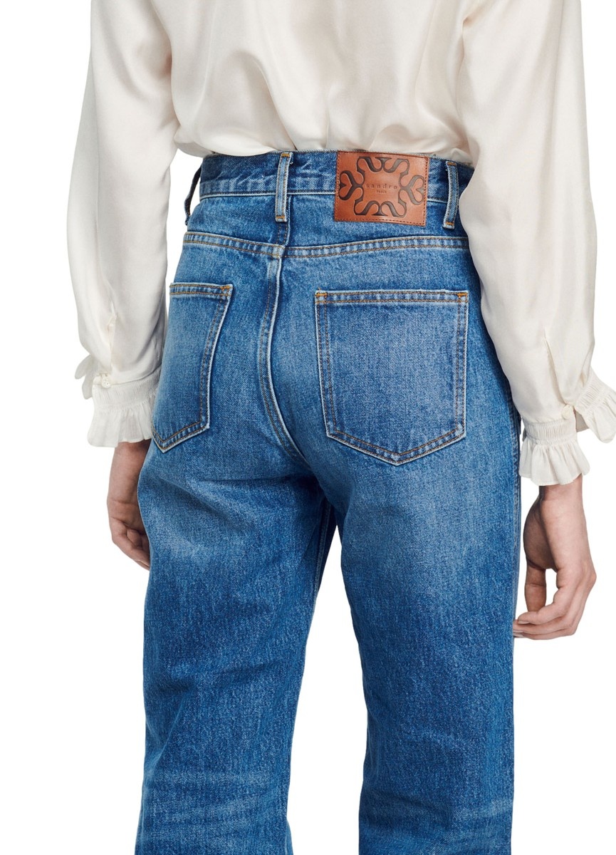 Flared faded jeans - 4