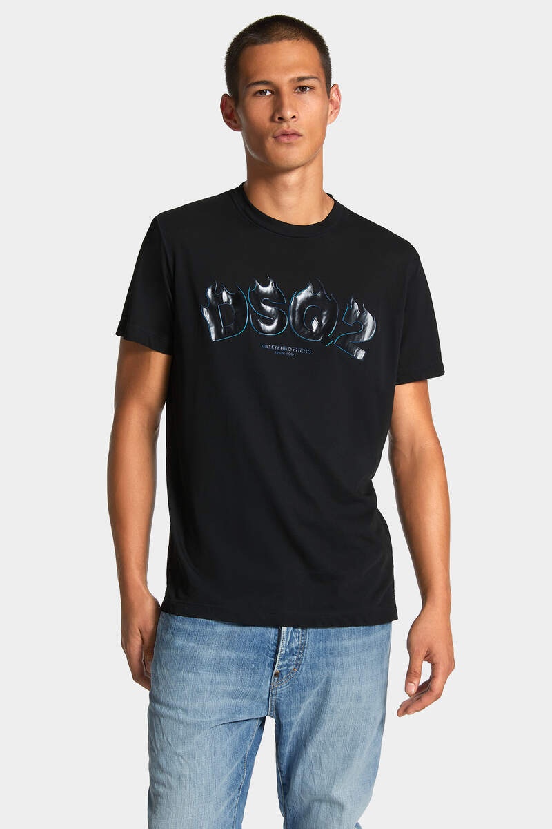 BLACK PRESSATO CIGARETTE FIT T-SHIRT - 3