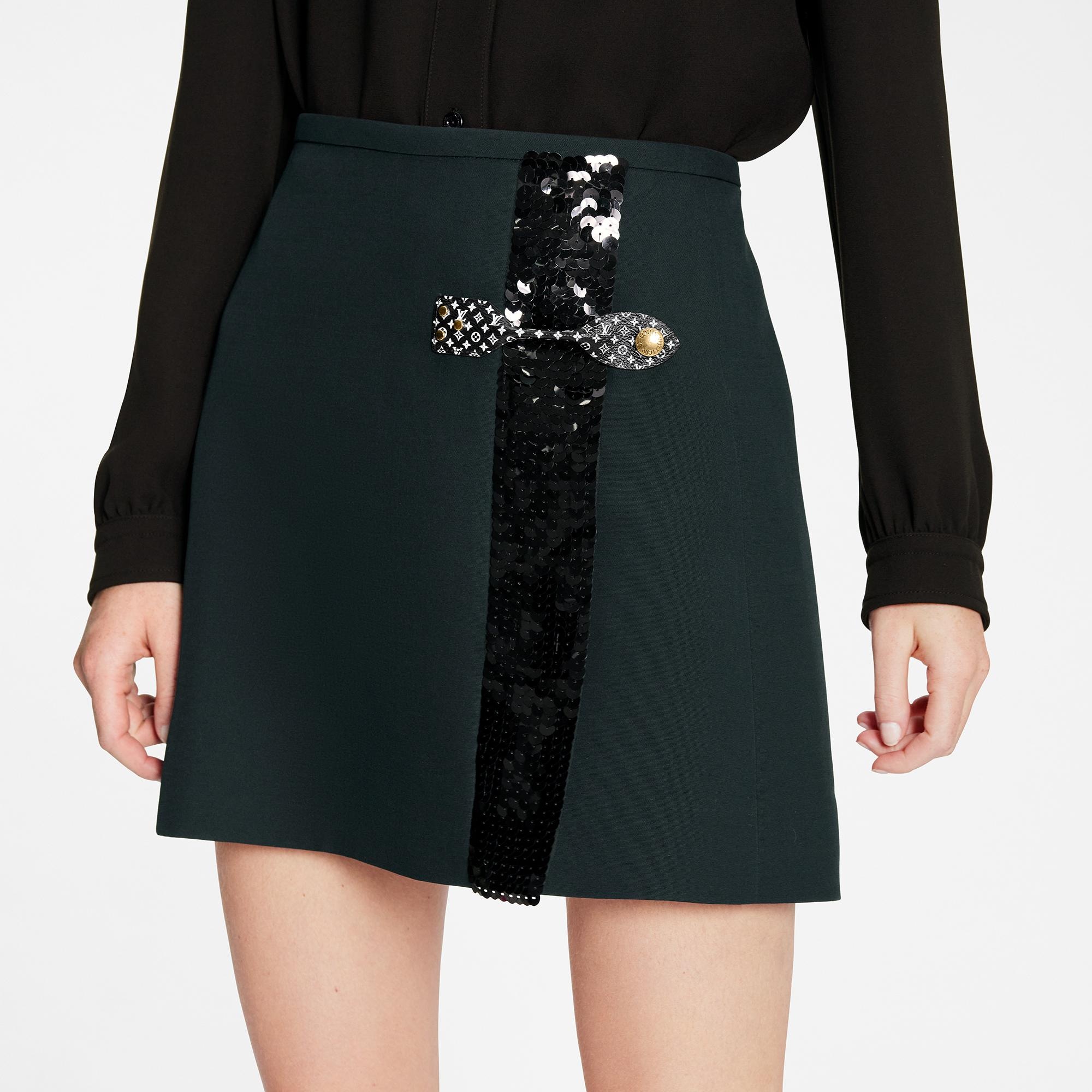 LV Night A-Line Mini Skirt - 3