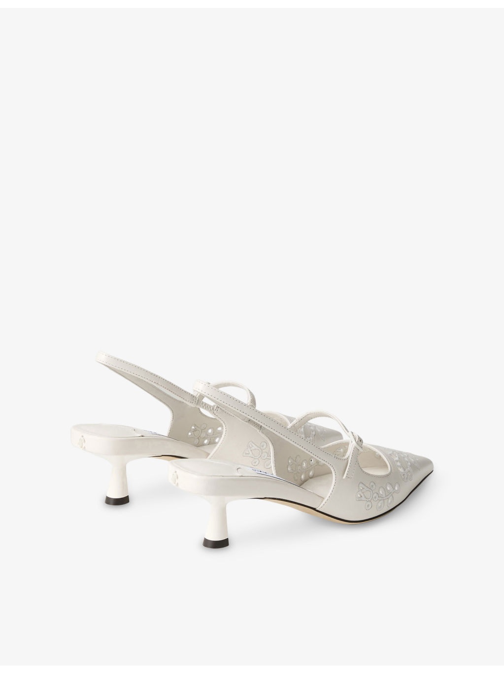 Didi 45 Broderie Leather Pumps - 4